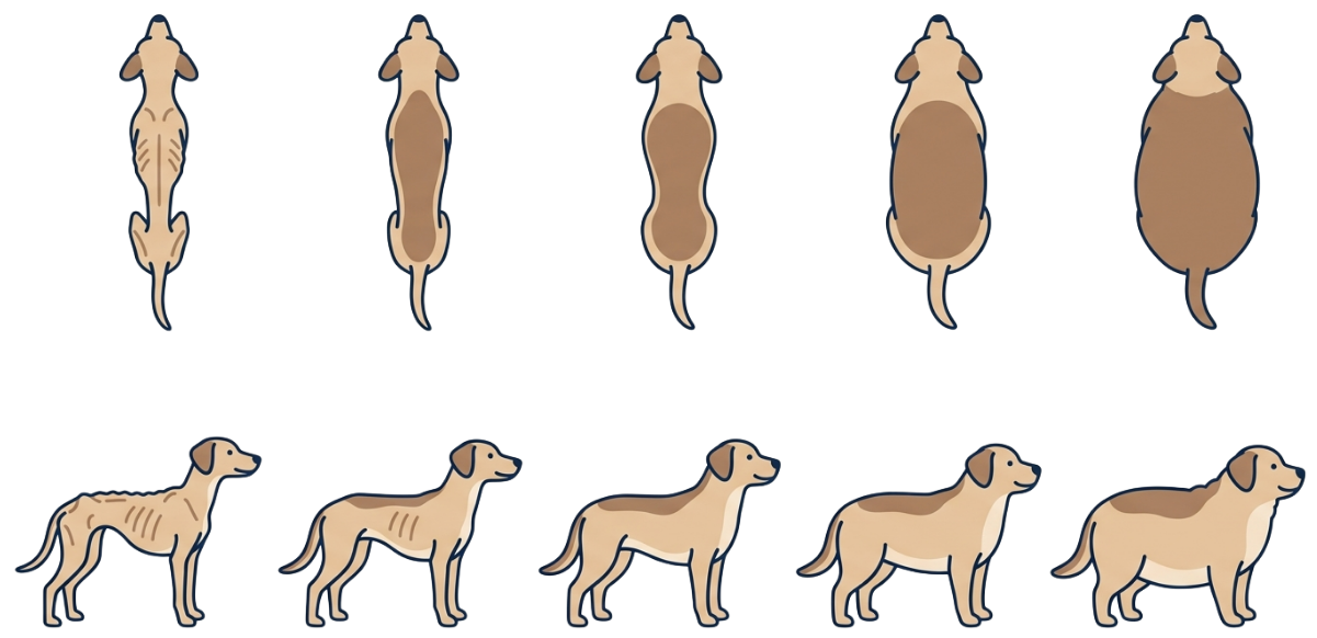 犬の体型の目安
